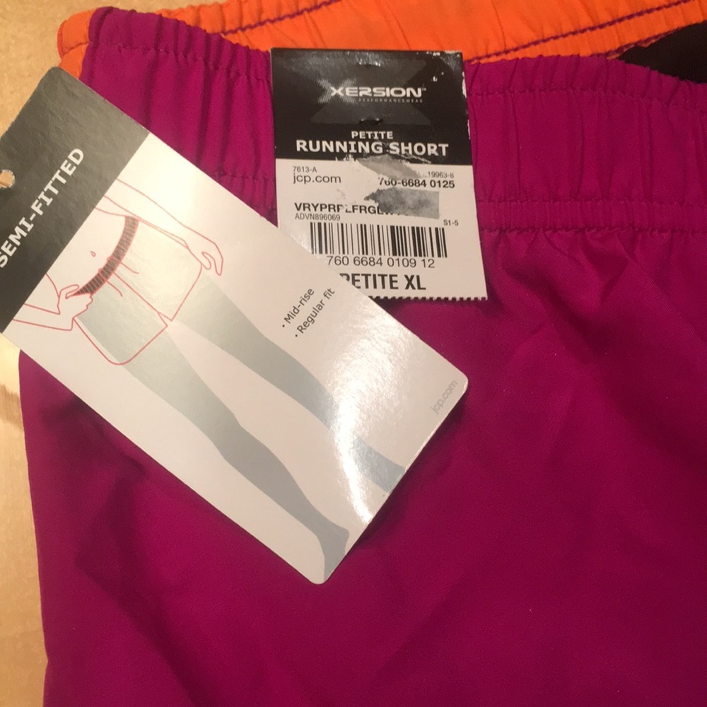 XL Petite Xersion Running Shorts